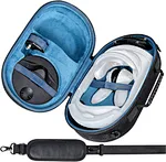 The vr headset quest 3 case comes with a sturdy handle easy to carry. You don't have to worry about your virtual reality game system being damaged. A perfect fit, the classic zipper design makes it easy to open and close.